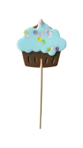 Blå Cupcake